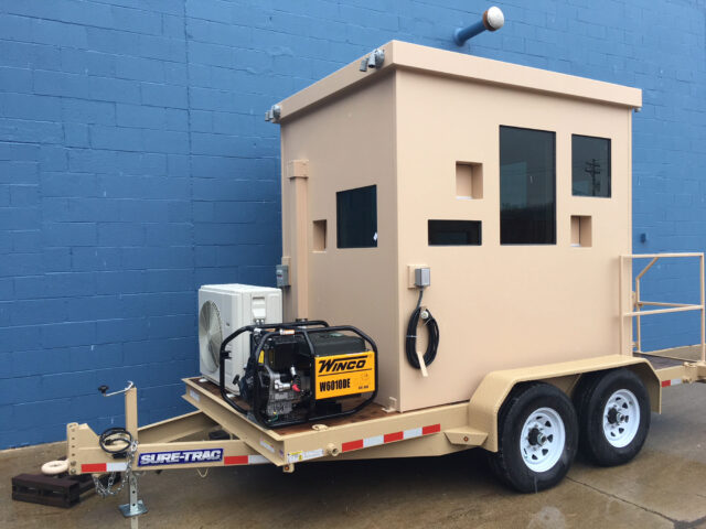 Trailer Mounted Guard Booth