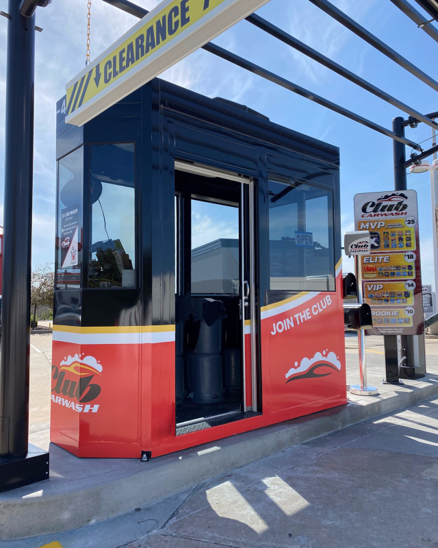 Car Wash Attendant Booths